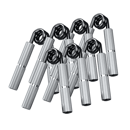 RNTV Professional Hand Gripper Set 7-Pack (50-350lbs) - Premium Aluminum Alloy Grip Strengthener with Complete Training Kit