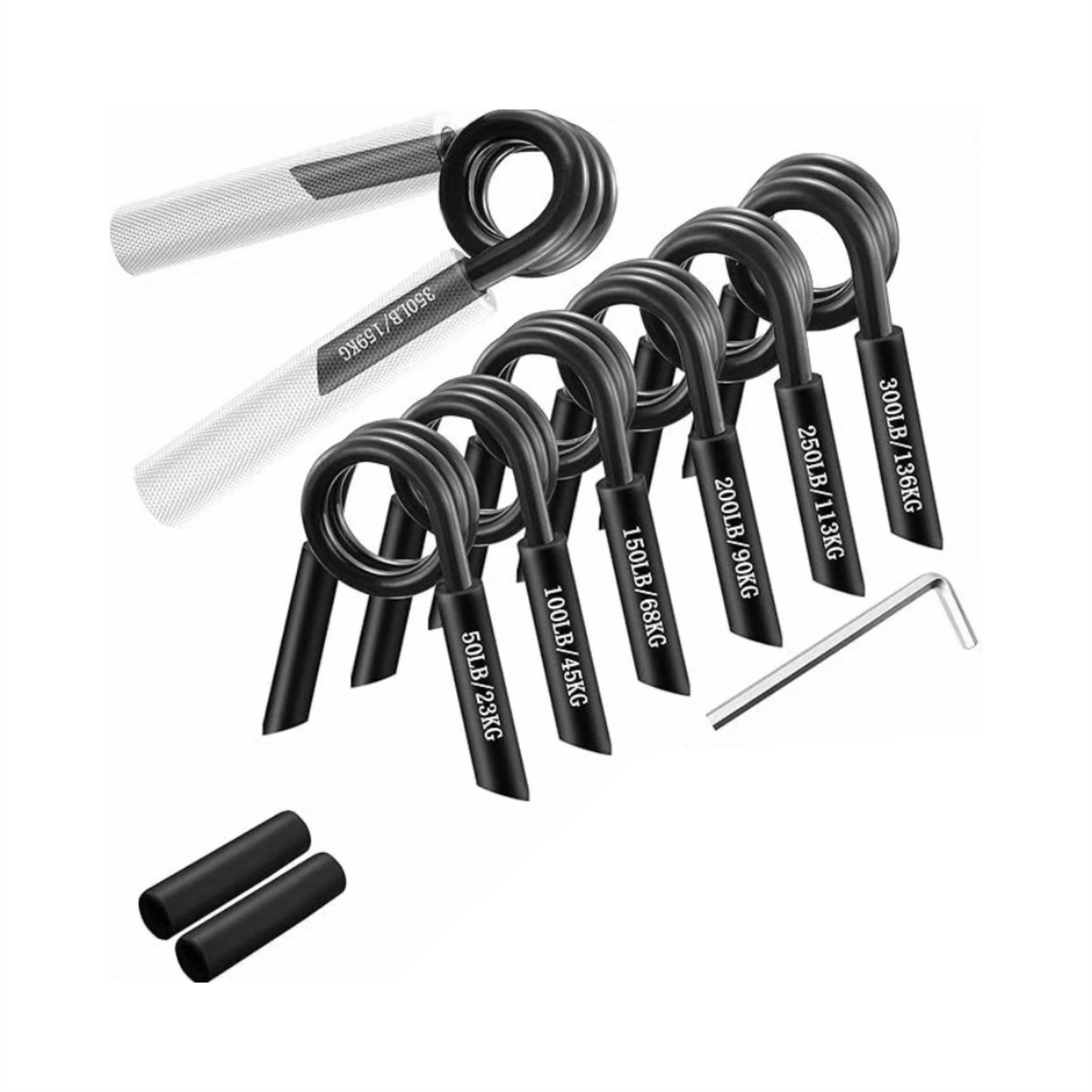 RNTV Ultimate Grip Master Set (7-in-1) - Complete Hand Strength Training System 100-350LB