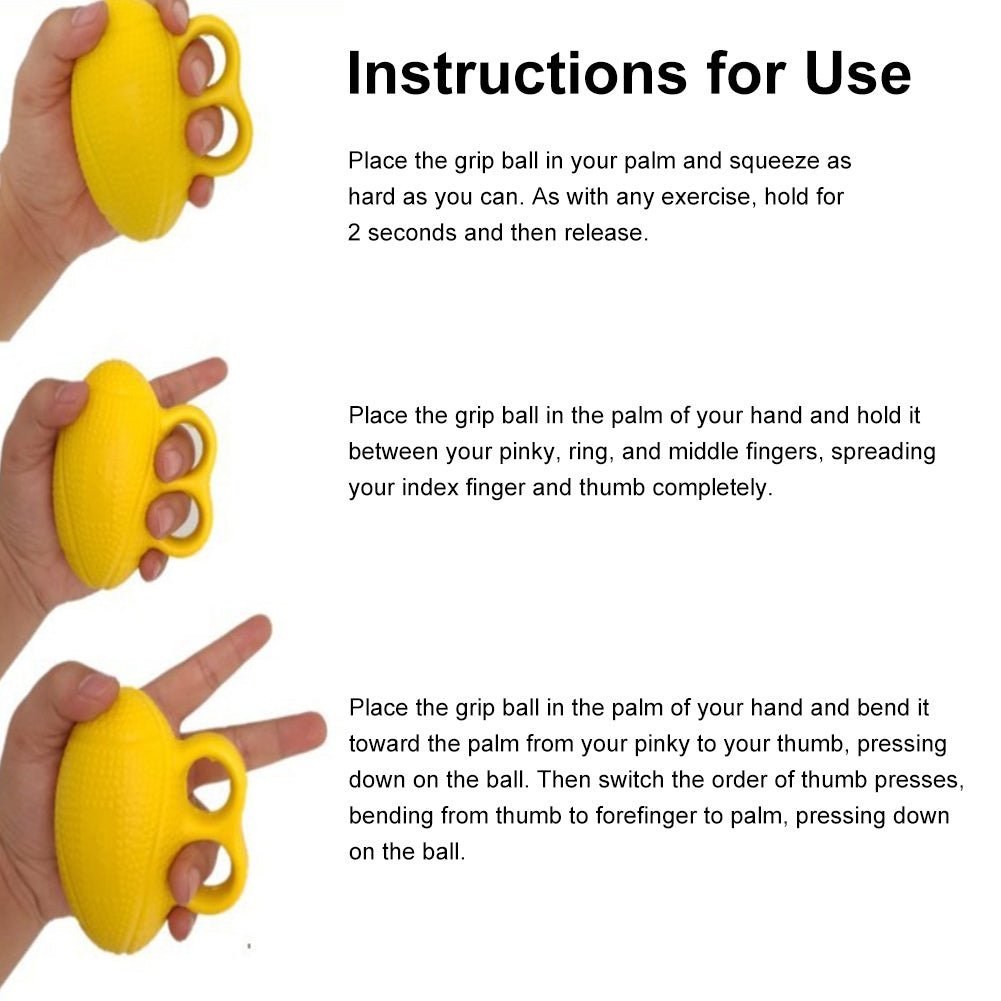 RNTV Finger Grip Ball Set - The Ultimate Hand Gripper for Strength and Stress Relief - rntvbrnd