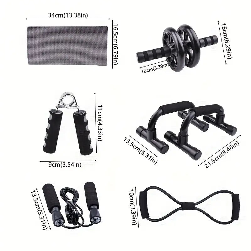 RNTV Trainer Wheel Kit Bodybuilding - Complete Home Workout Set for Strength Training - rntvbrnd